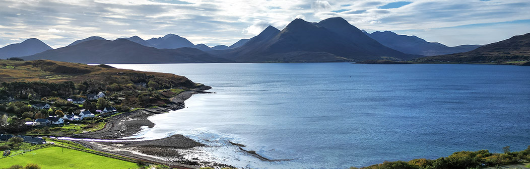 View from Kilima Isle of Raasay