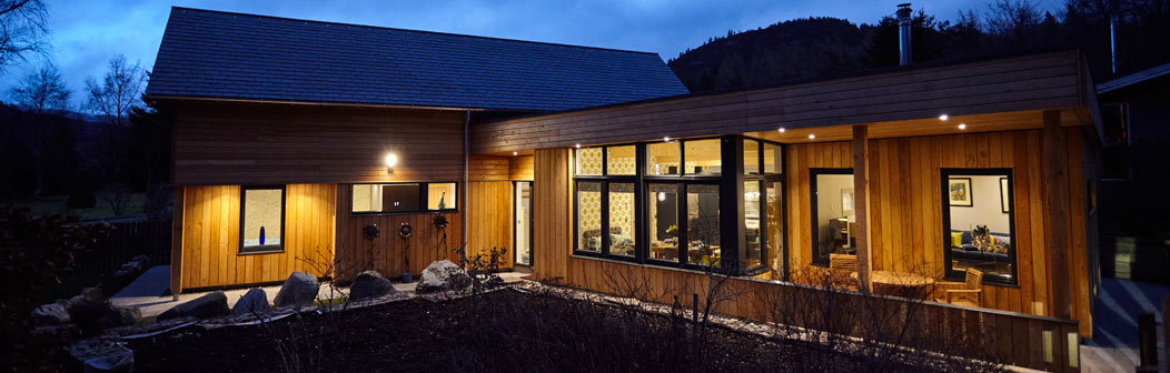 Evening at Larch House Evening at Larch House