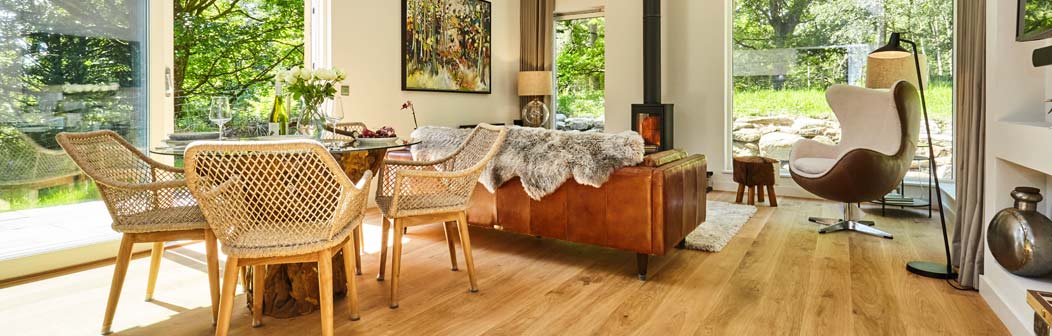 Open plan living area